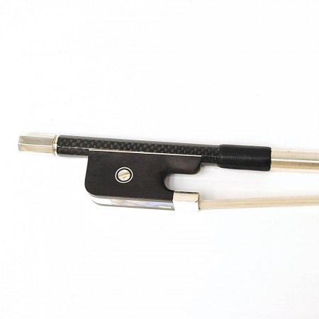 Super Pro Bass Bow – French – White Horsehair